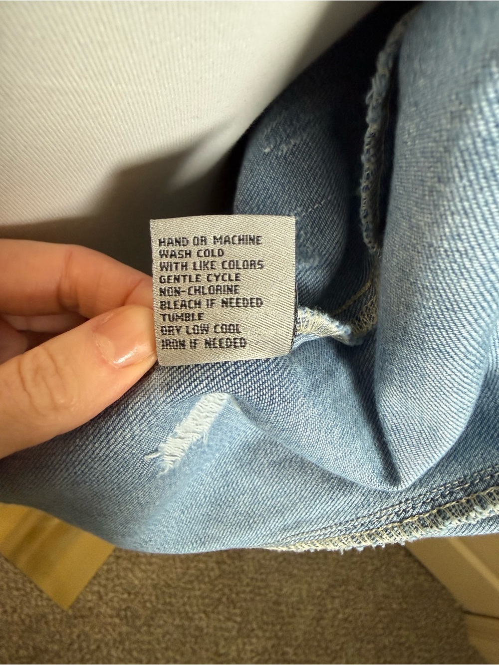 Light Blue Distressed Denim Jacket - Women's Jean Jacket - Picture 4 of 6